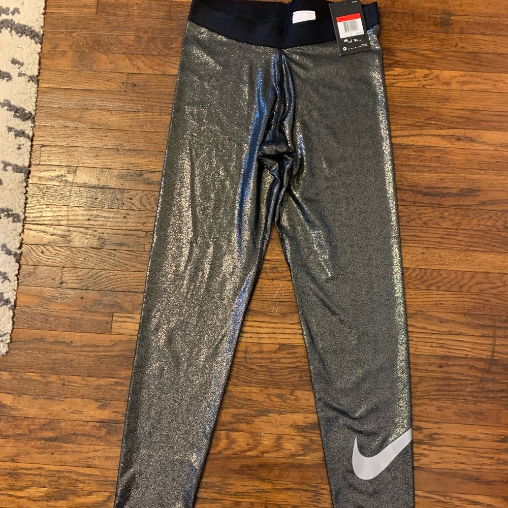 Nike Power Glitter full-length compression pants
